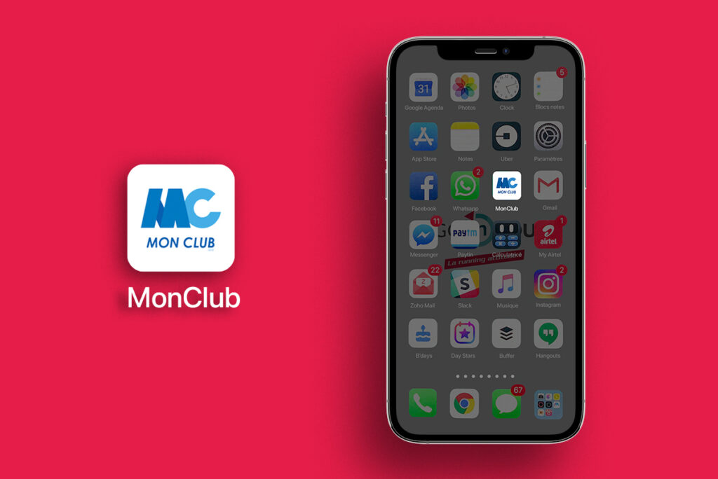 Application mon club